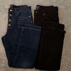 J.Crew Factory- Mid-Rise Flare Crop Jean in All Day Stretch Size 27 - Bundle 2